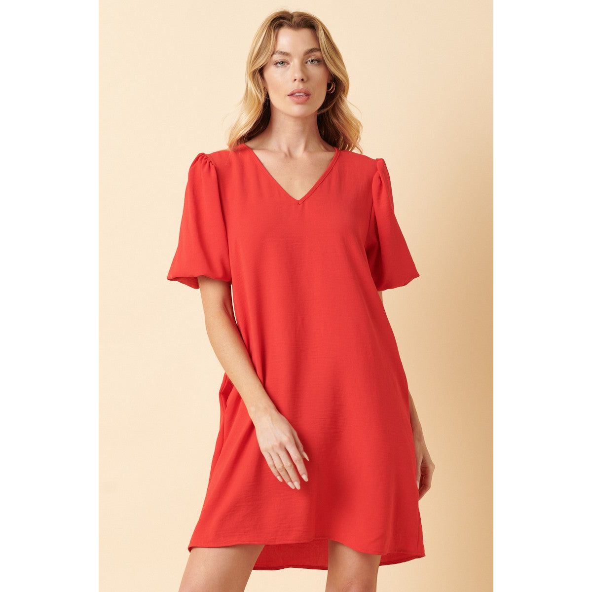 Gameday Puff Sleeve Dress
