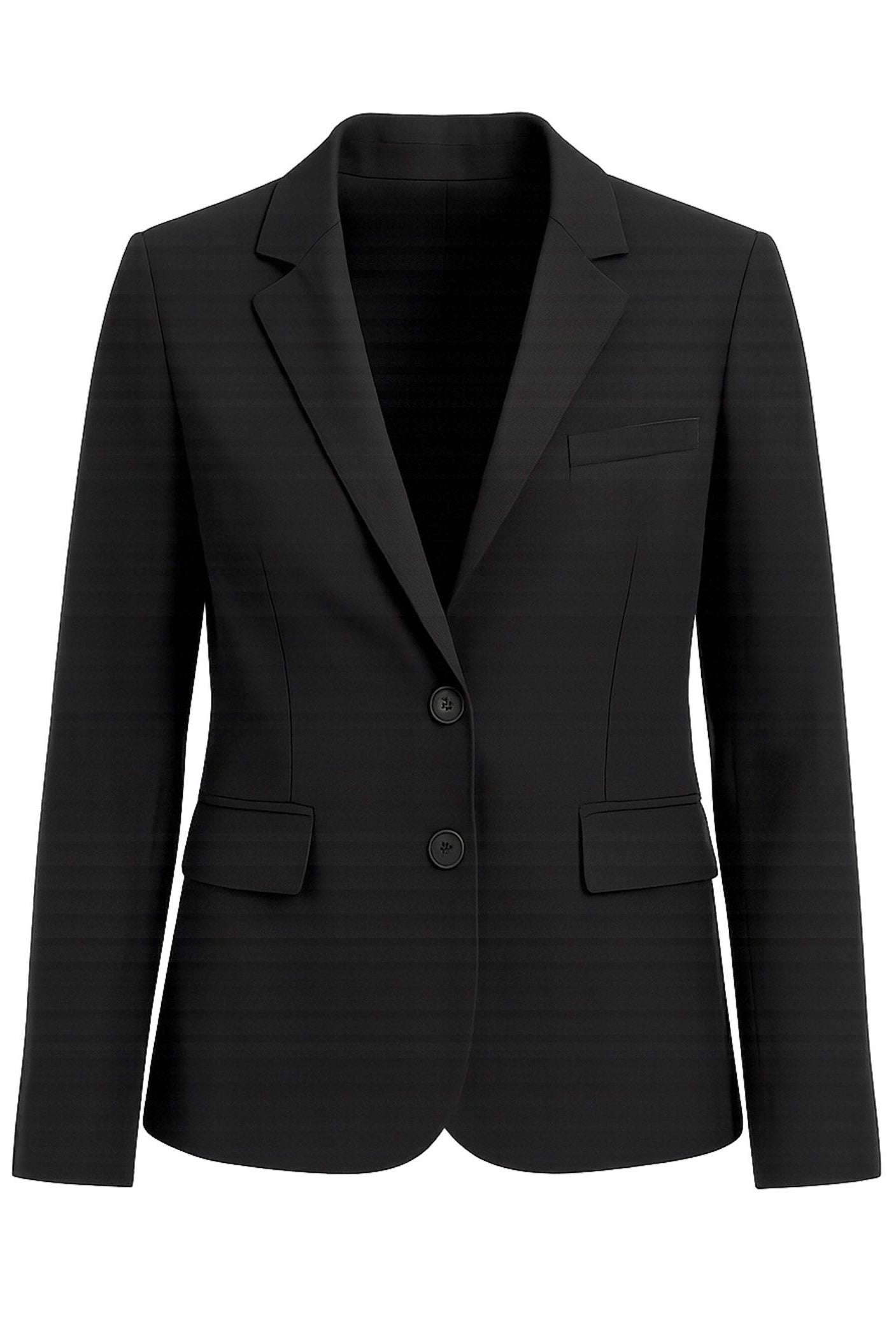 Black Micah Blazer jacket by Another Love, featuring a tailored fit and stylish lapel for a versatile, modern look.
