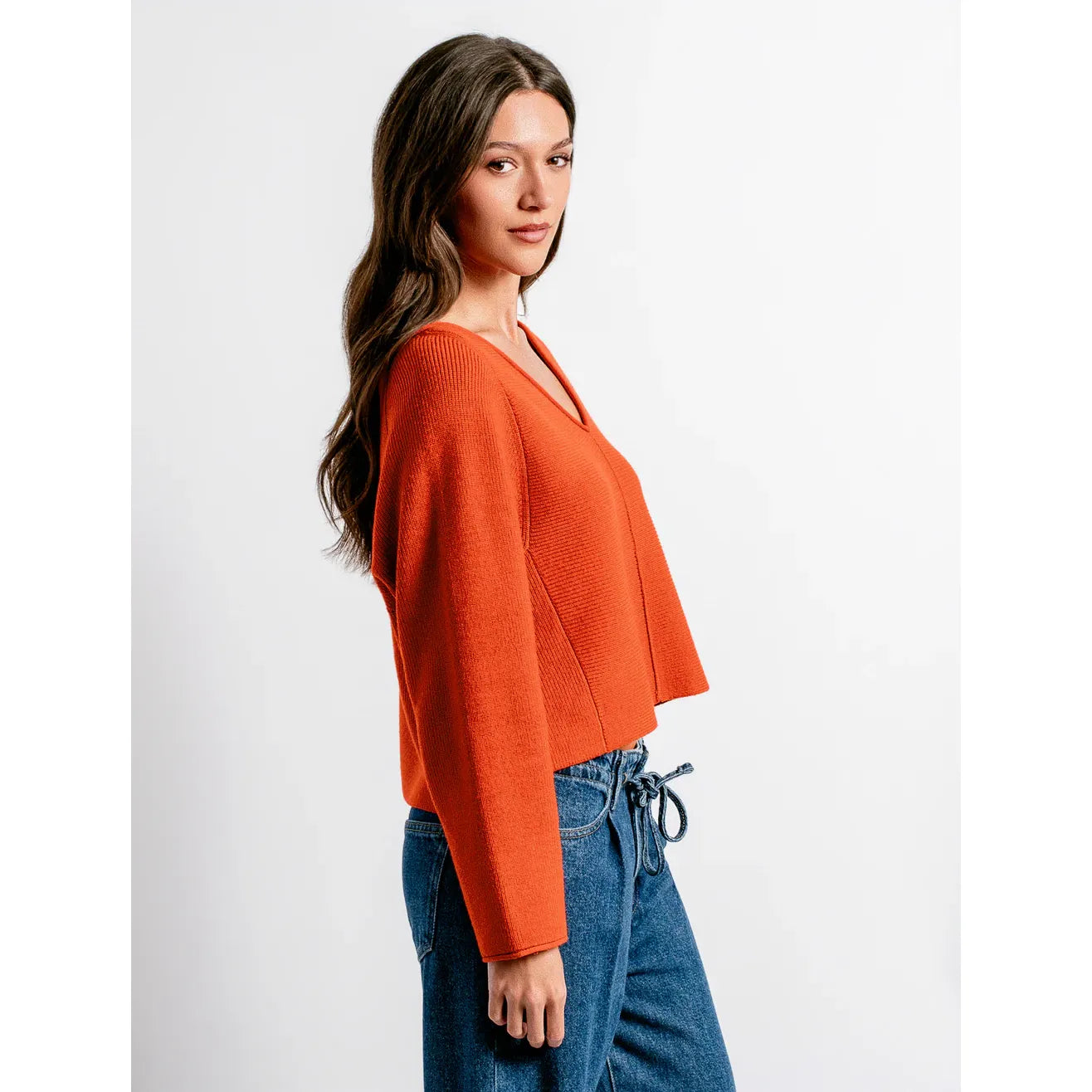 Asima V-neck Top Coral - Marj & Lizzie
