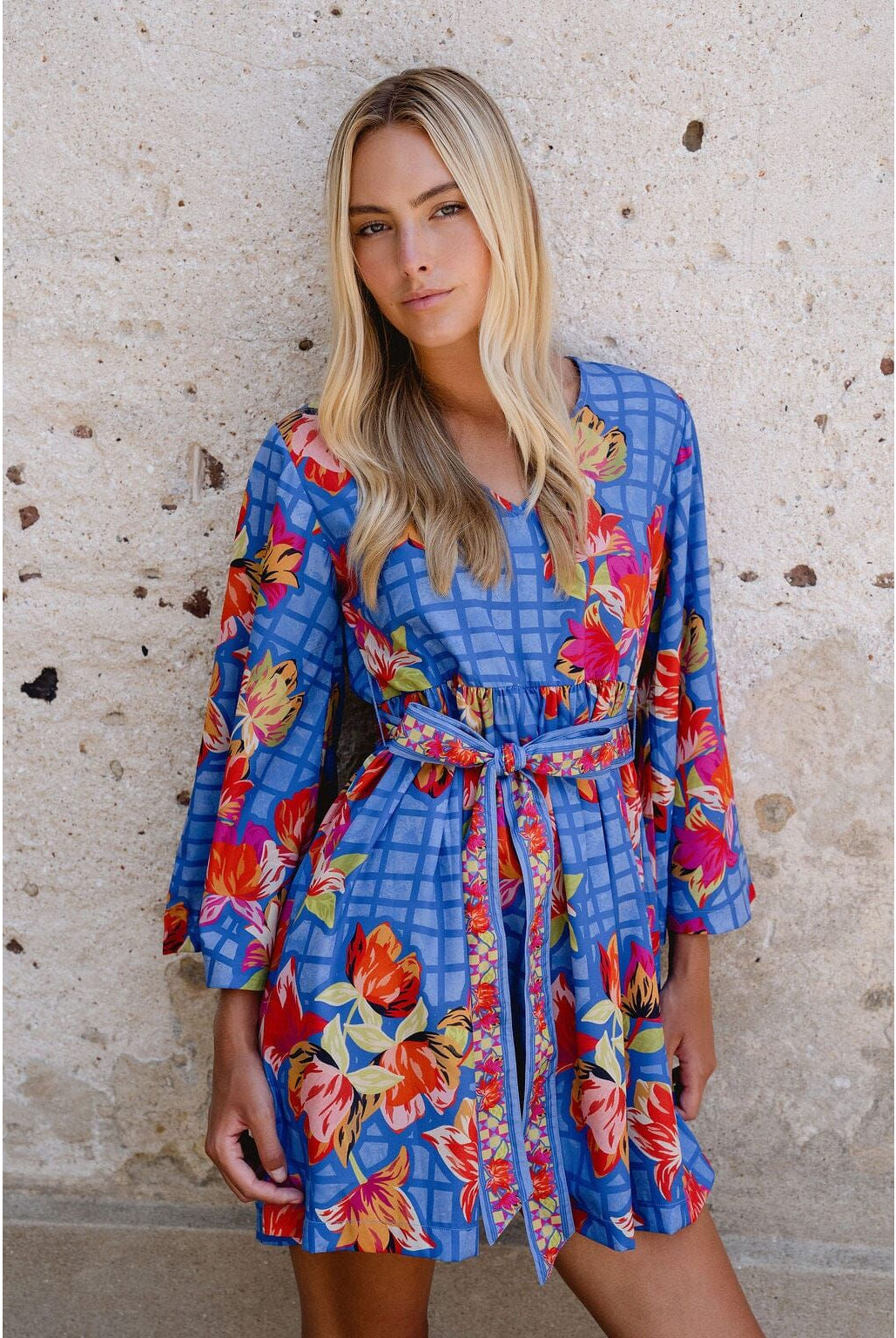Briton court Lucia Mini dress Style # 3601 Carolina Blue