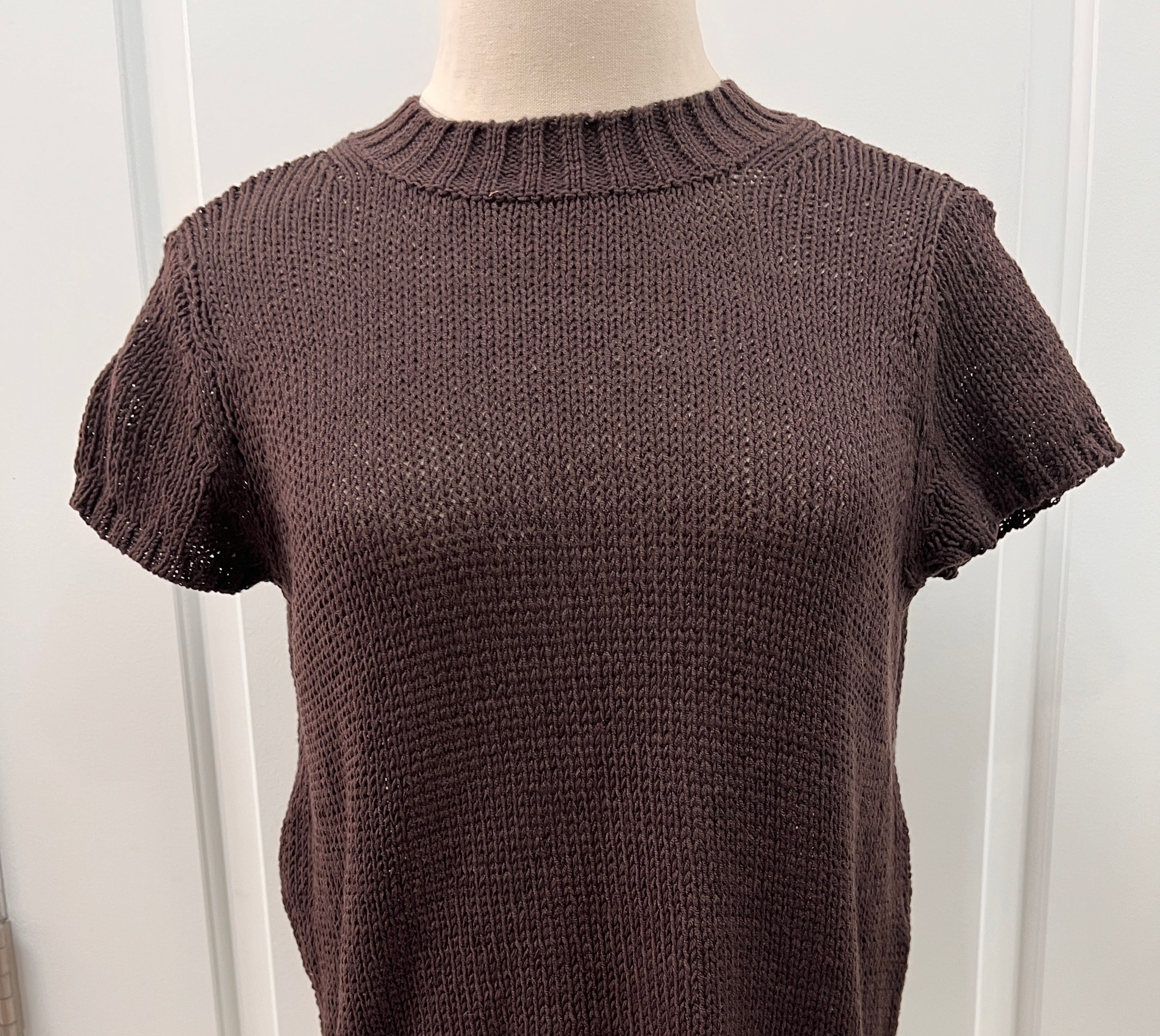 Clara Perfect Tee Wooden Ships cotton chocolate ale K57C3W338 crew neck short sleeve cotton sweater