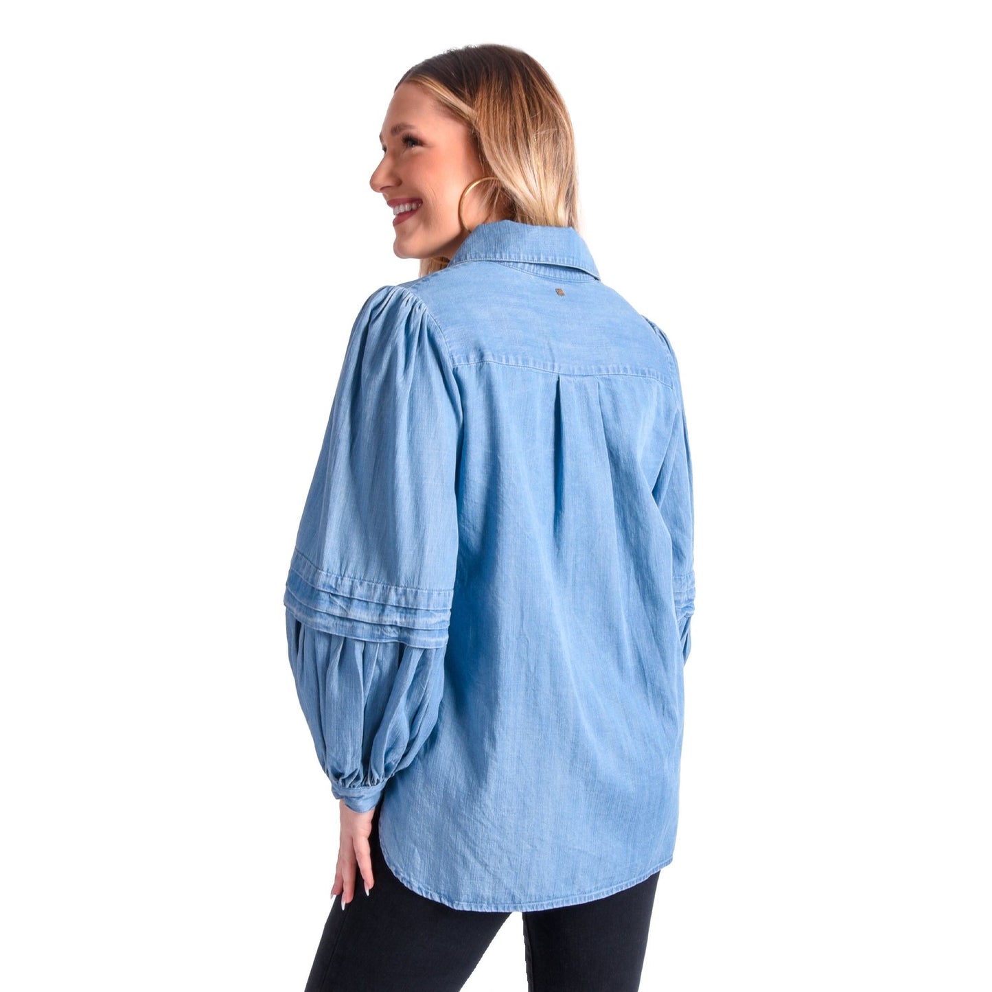 Oxford Top in Chambray