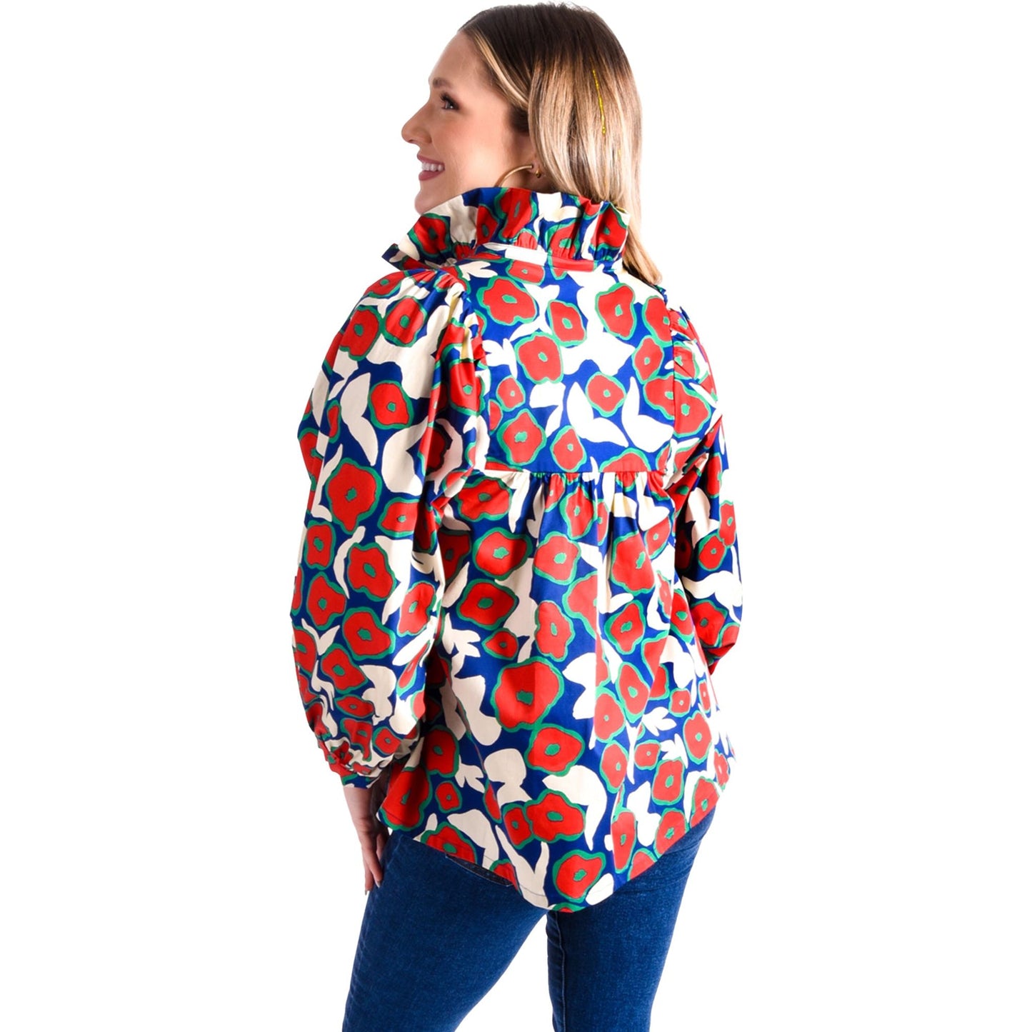 Stella Top in Fall Floral