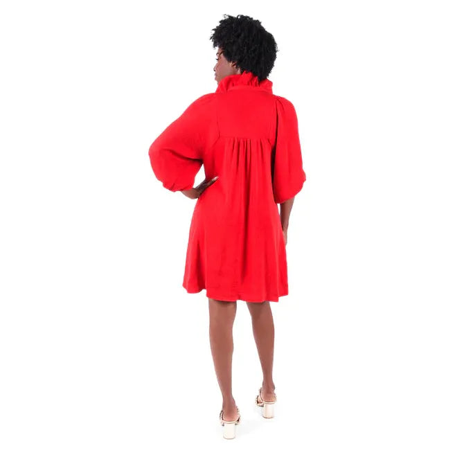 Stella Dress in Cranberry