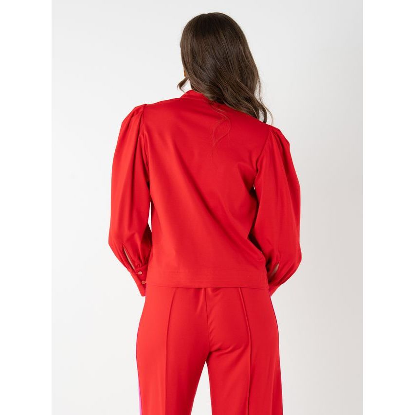 Hampton Top in High Risk Red - Marj & Lizzie