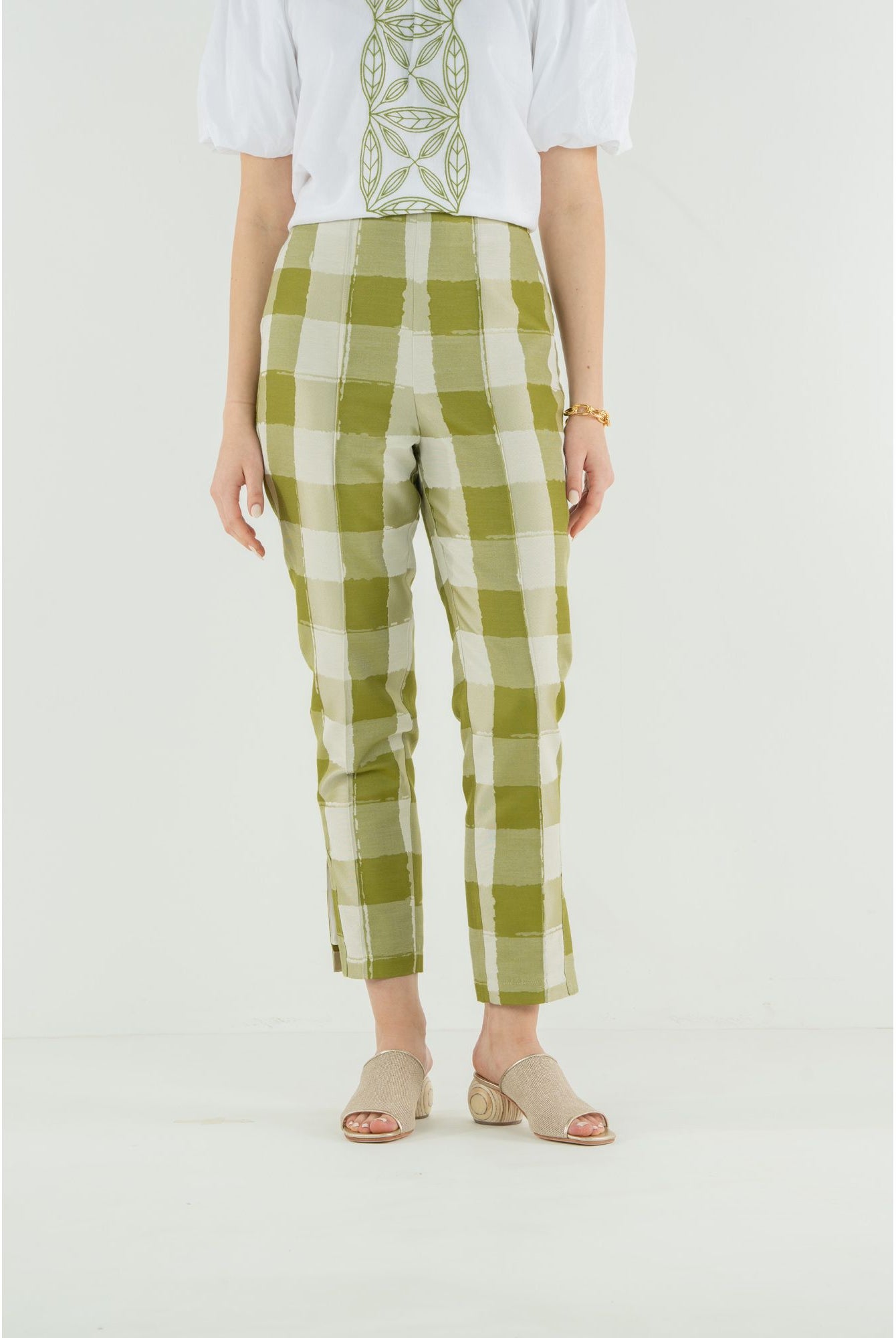 Style#840Greenandwhitegingham