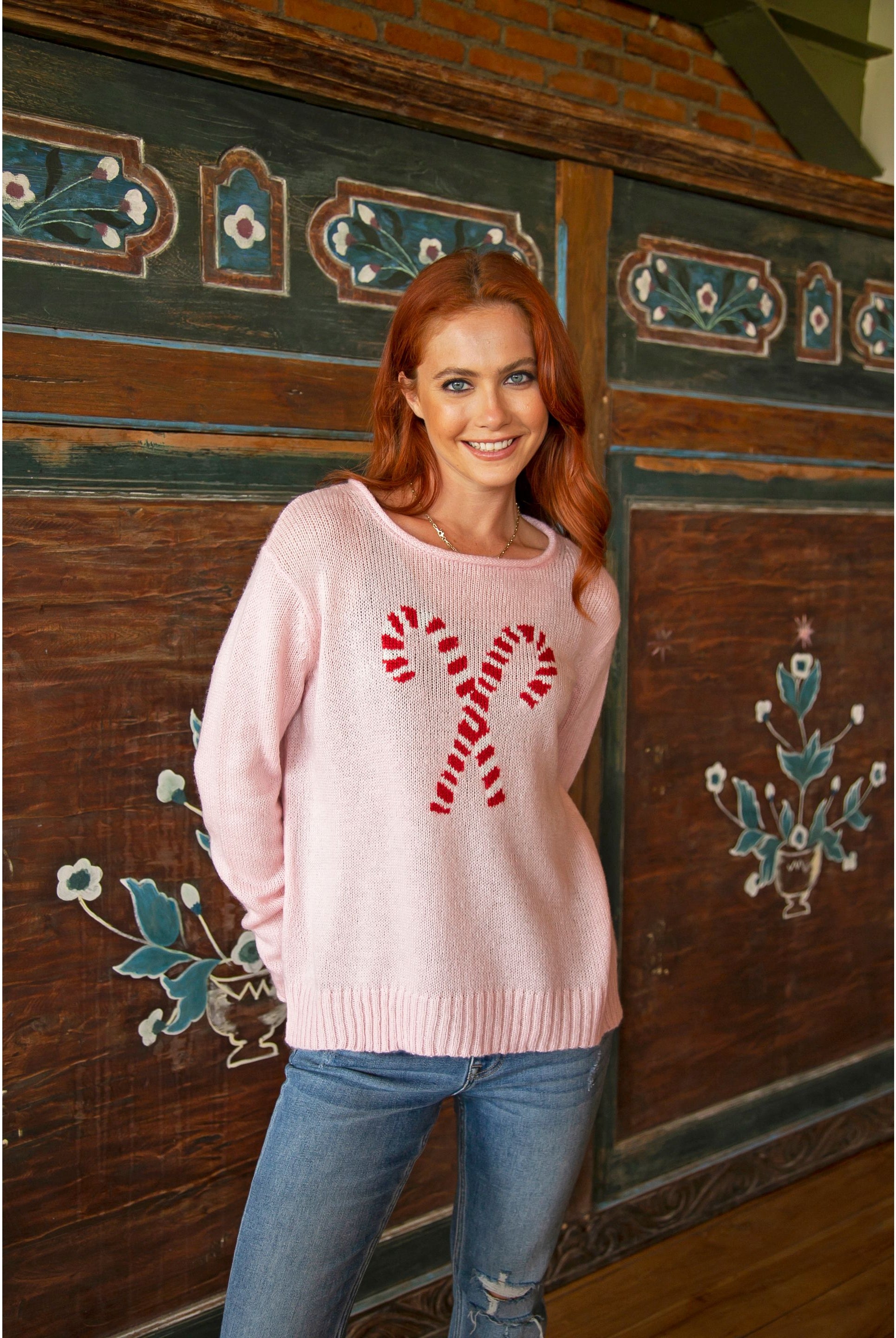 Wooden ships candy cane k554w252