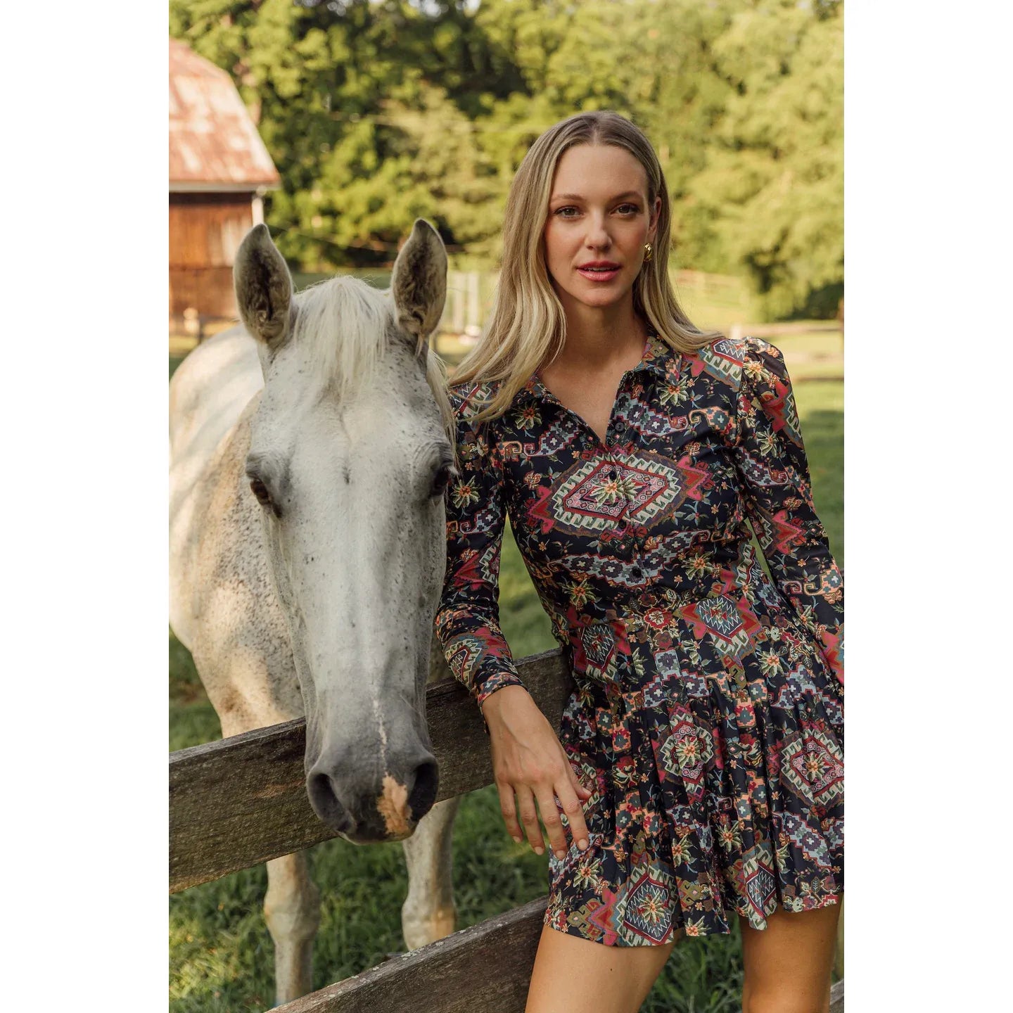 Edith Dress - Autumn Tapestry - Marj & Lizzie