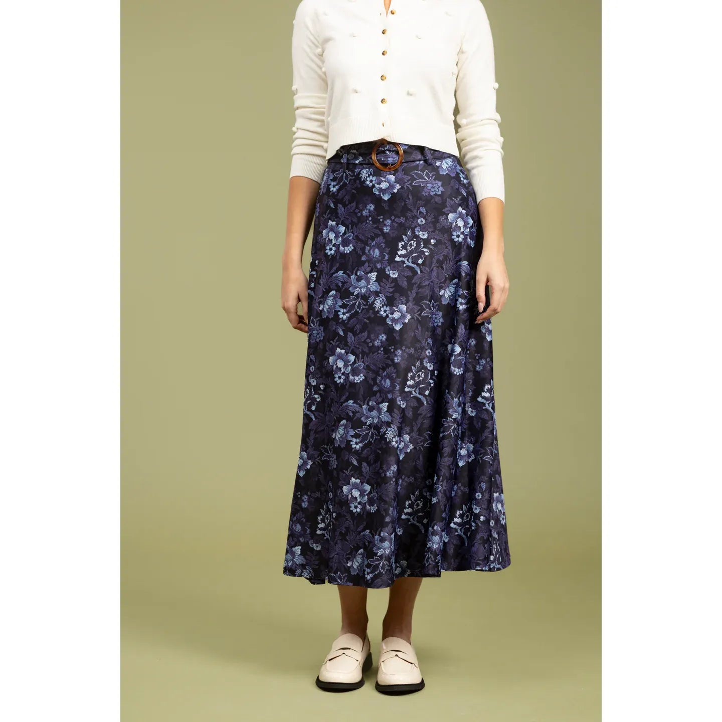 Bennett Skirt in Royal Rose - Marj & Lizzie