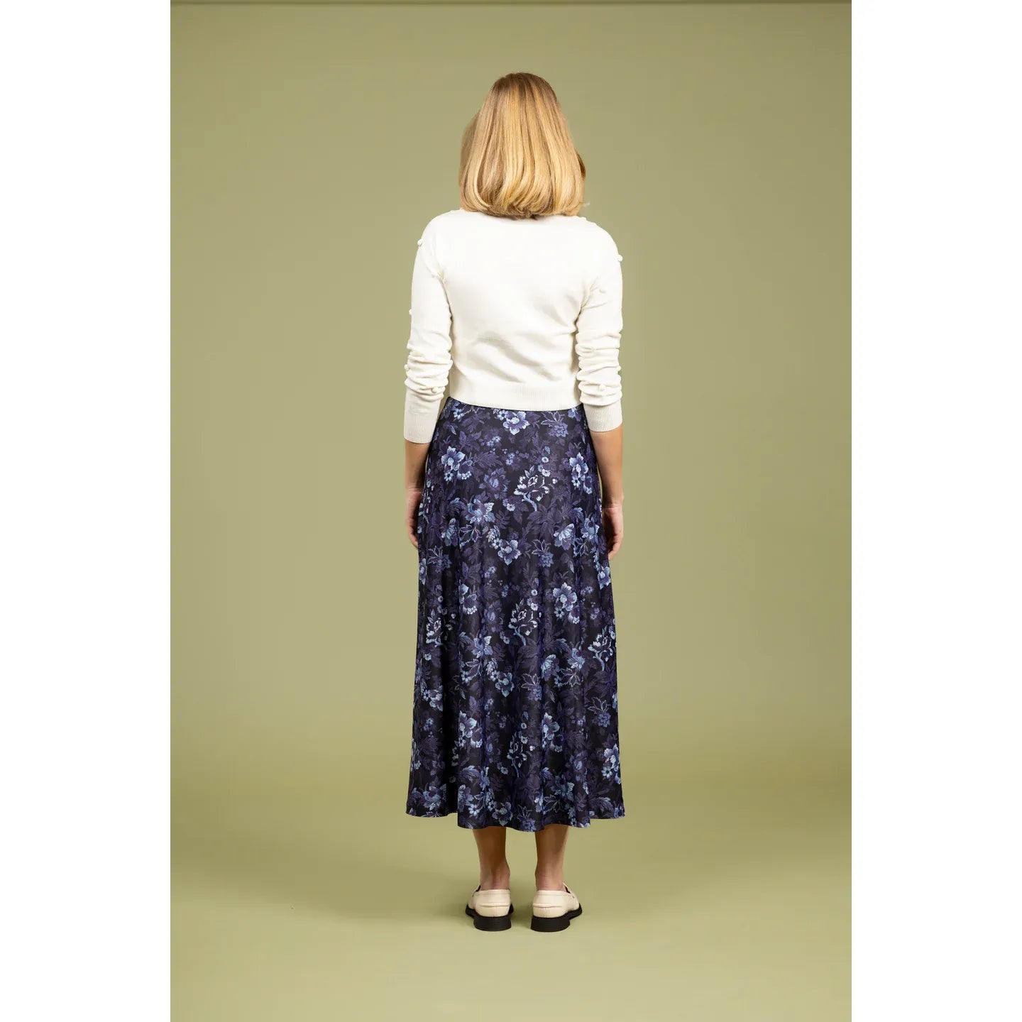 Bennett Skirt in Royal Rose - Marj & Lizzie