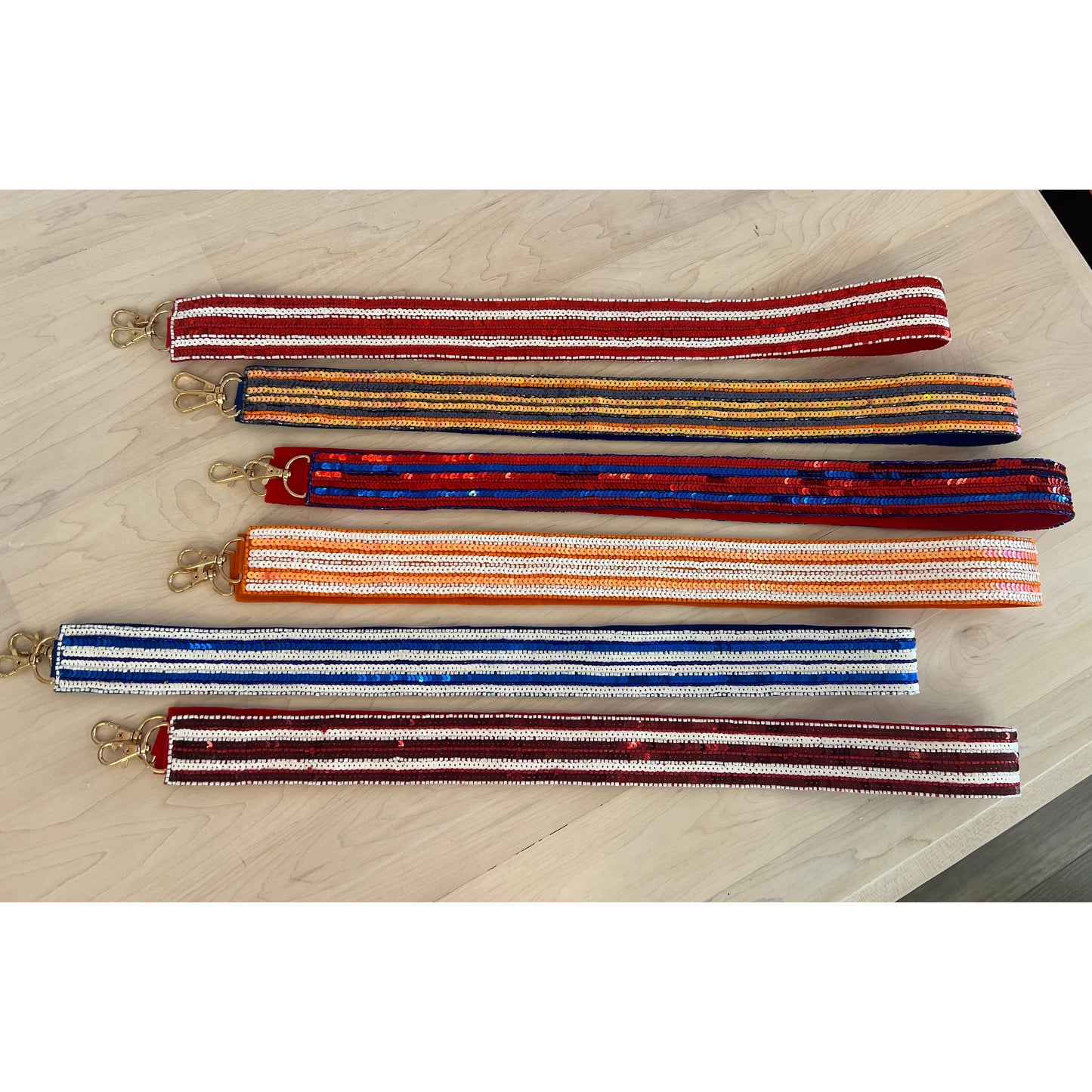 Game Day Sequin Purse Straps