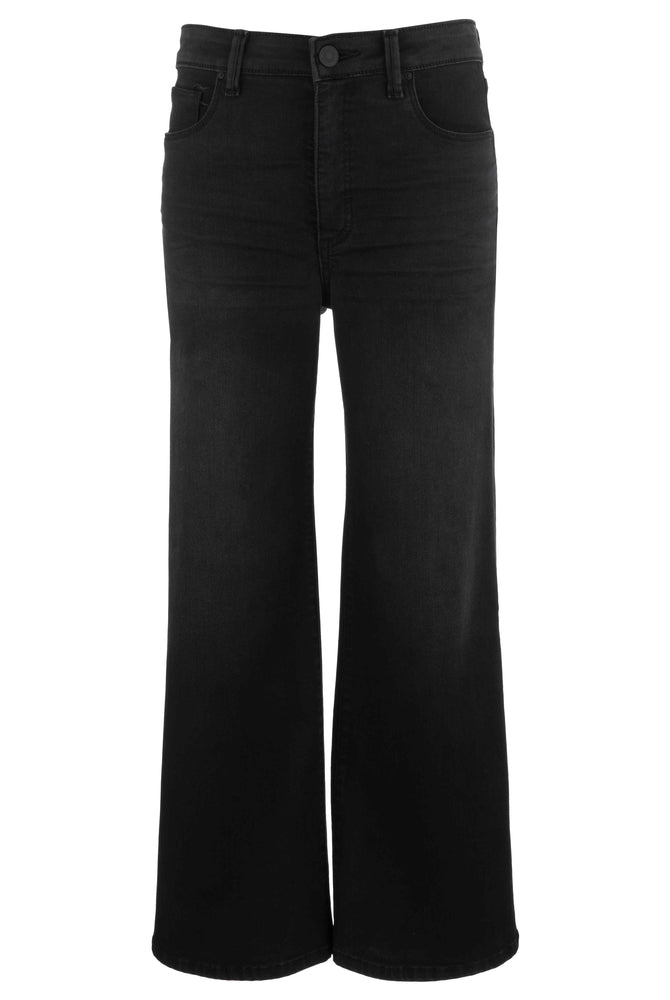 style#KG1709MA4 black wide leg fab ab