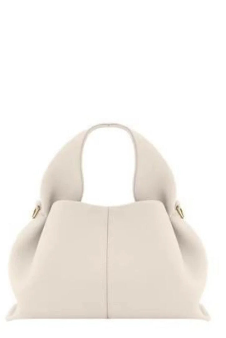 Maddie Bag Ivory Accessory Concierge Magnetic closure vegan leather