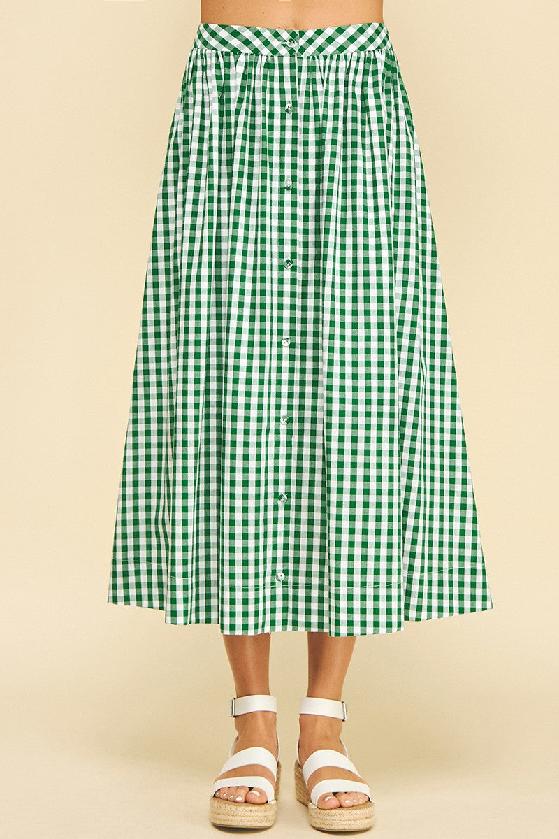 Jennifer Gingham Skirt - Marj & Lizzie