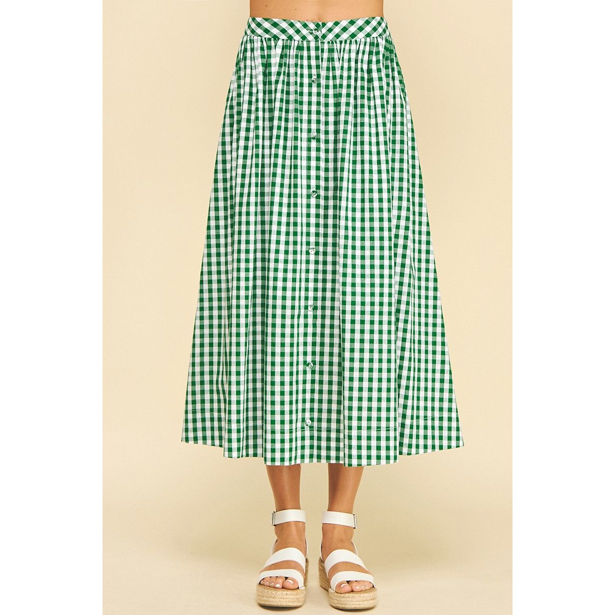 Jennifer Gingham Skirt - Marj & Lizzie