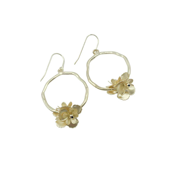 Bloom Gold Hoop Earring