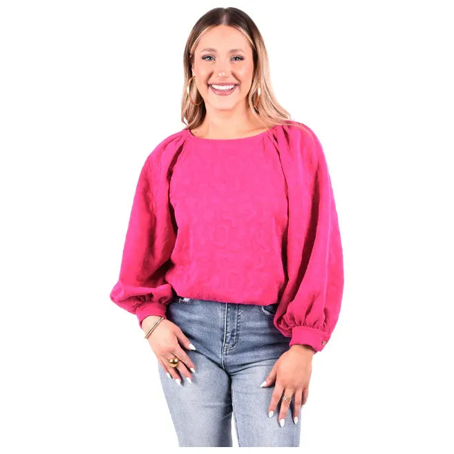 Celeste Crop in Pink Pop