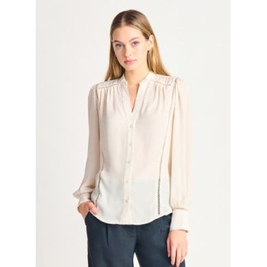 Jane Crochet Insert Blouse