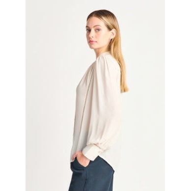 Jane Crochet Insert Blouse