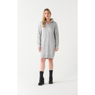 The Angie Zipper Front Sweater Dress