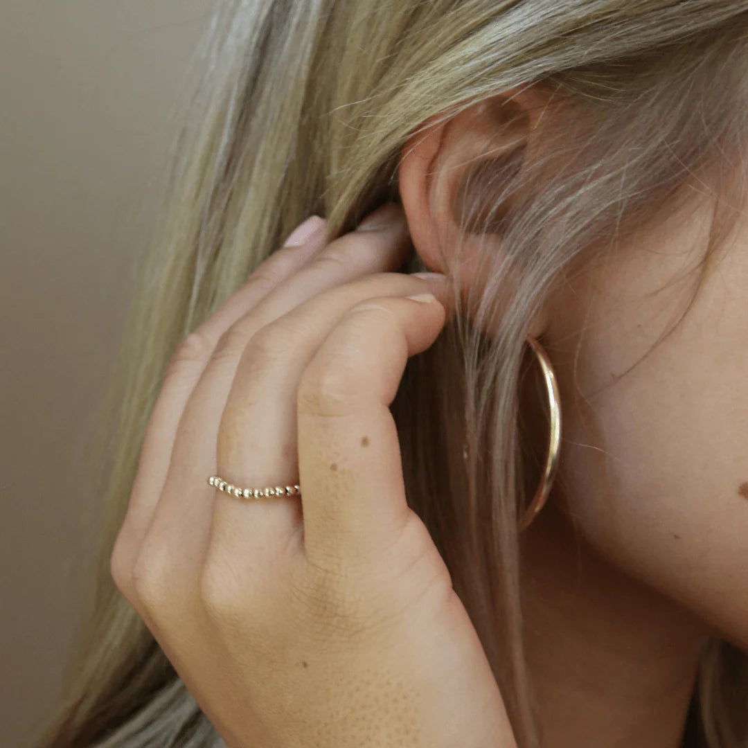 2mm Gold Filled Waterproof Stretch Ring - Marj & Lizzie