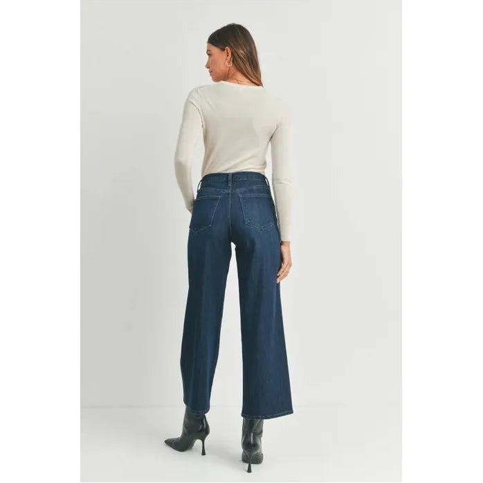 Betty Seamed Utility Straight Jeans