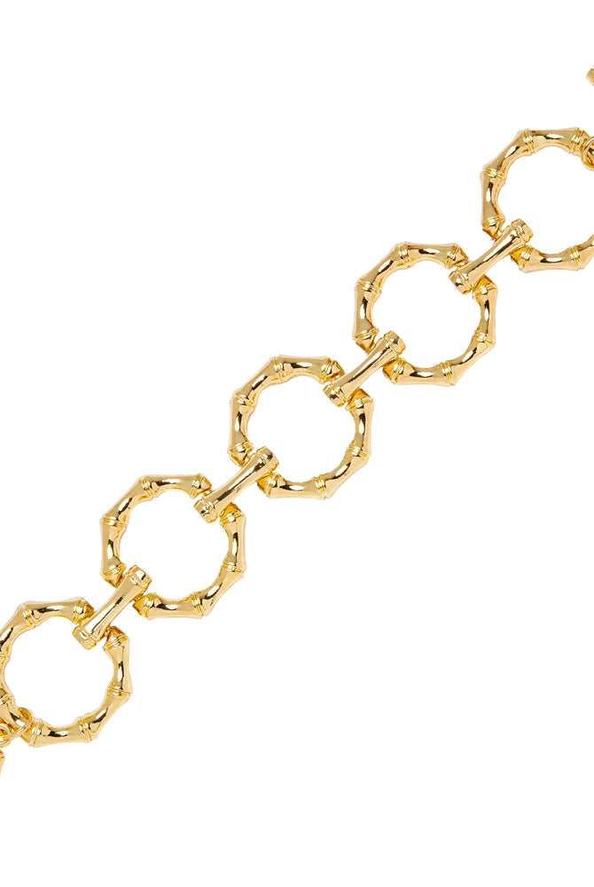 Gold Harbor Bracelet by Fornash, featuring a sleek jewelry design with a polished gold finish and intricate details.