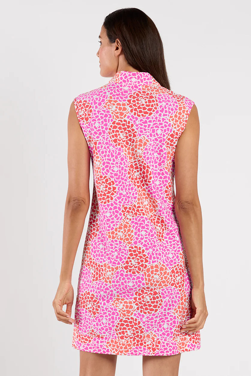 Jude Connally Kristen Dress in a stylish, flowy design with a colorful pattern, perfect for casual or summer wear.