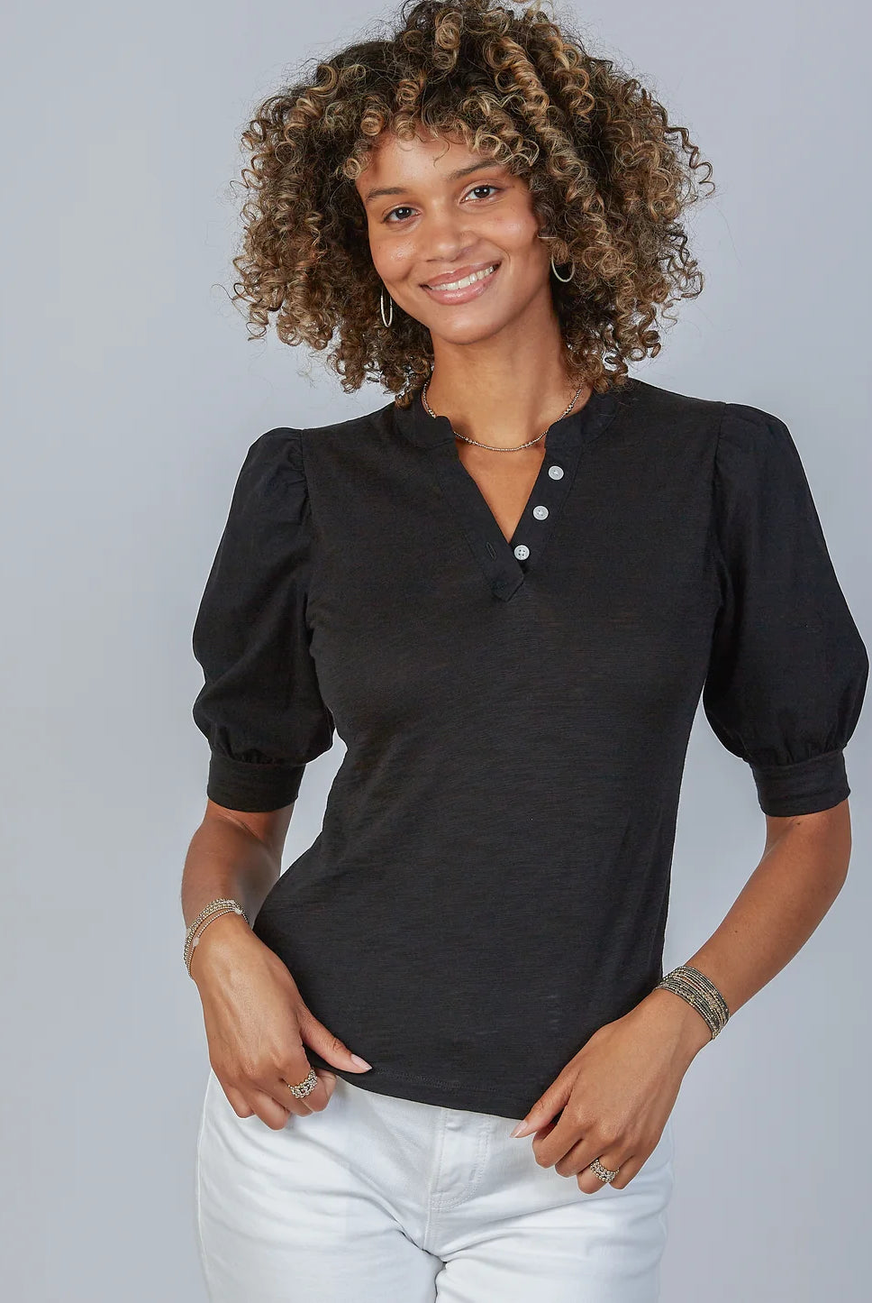 erin gray, kate, black, tee