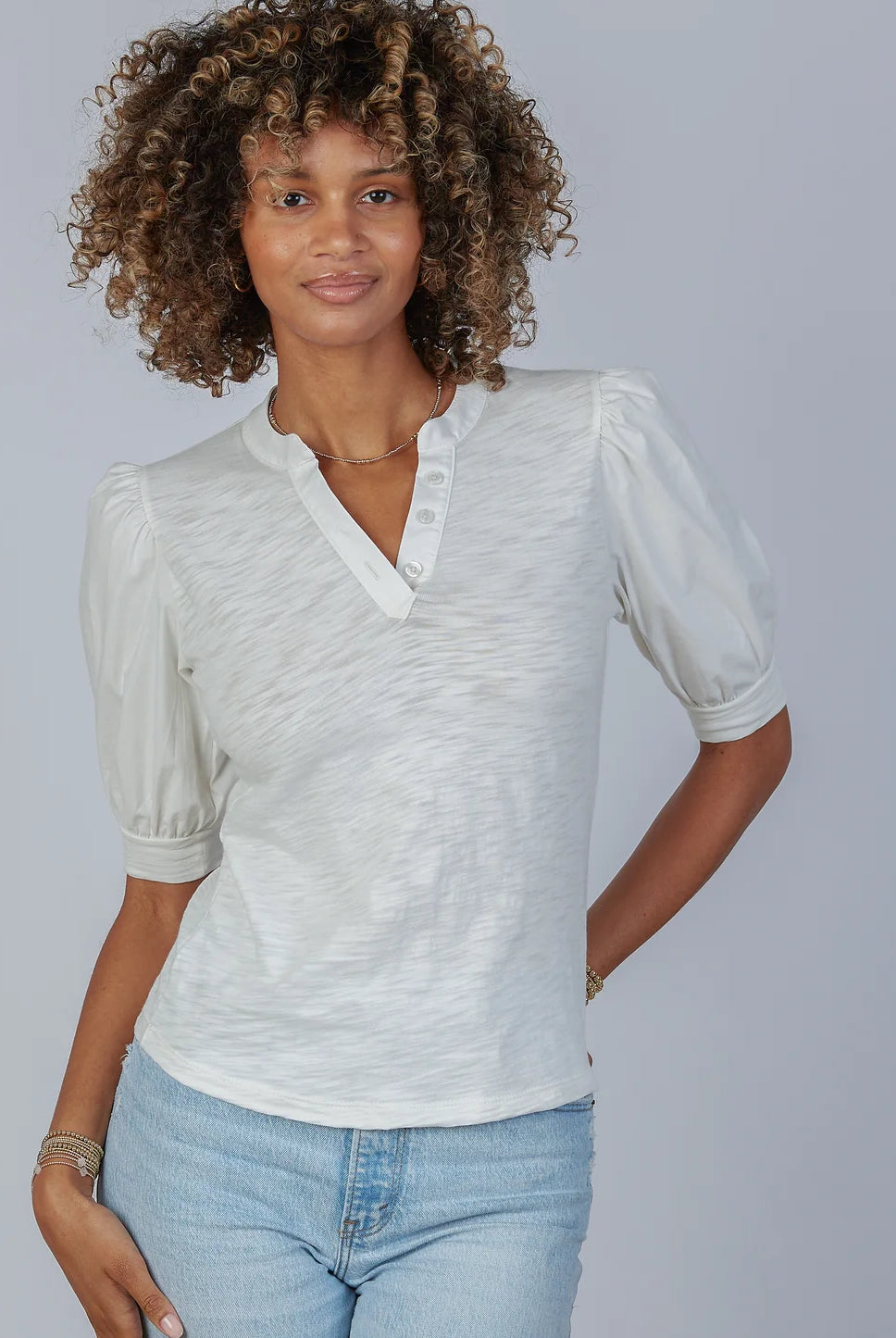 Erin Gray, Kate Tee, pima cotten, ivory