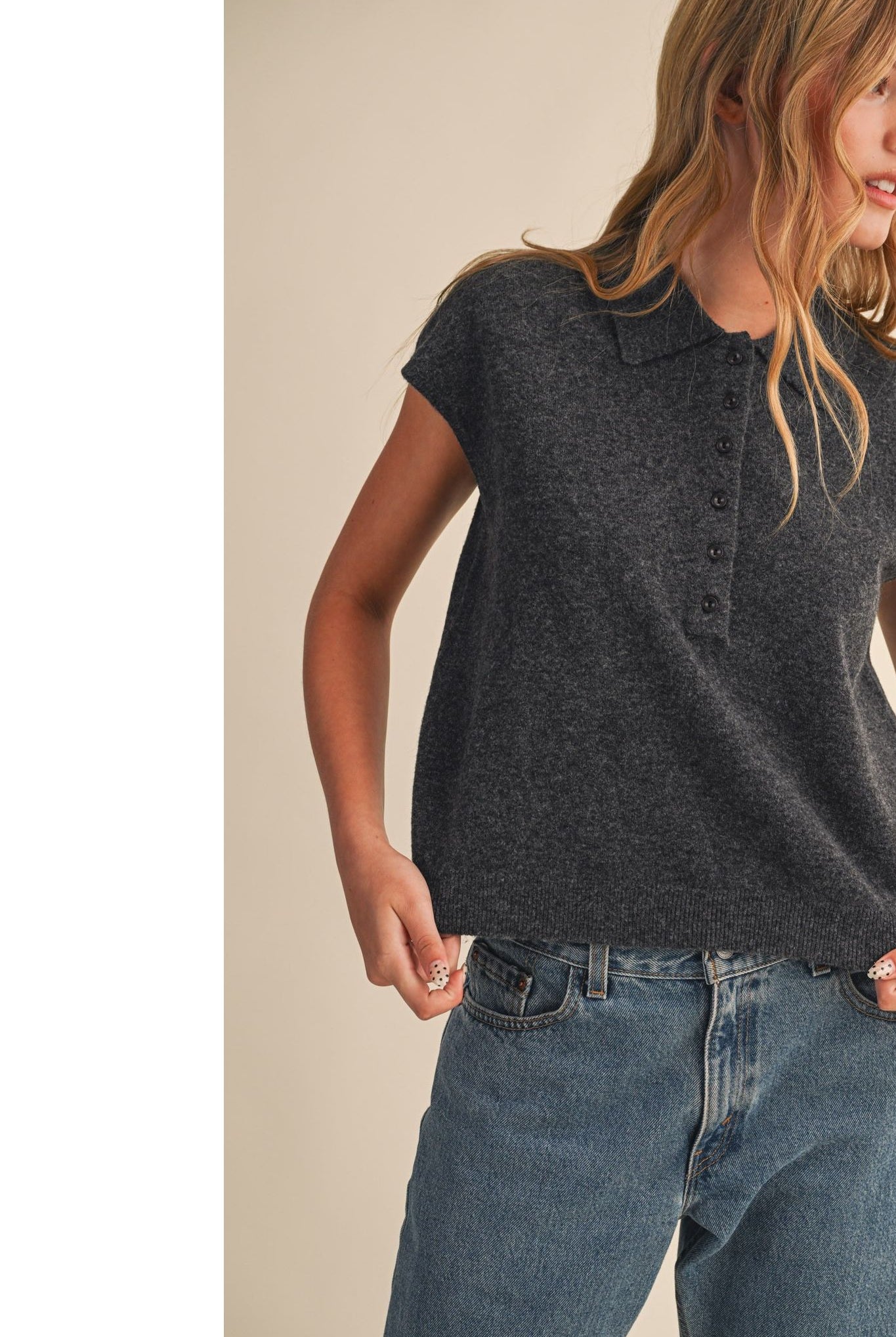 mercicharcoalshortsleevesweatermsw11231