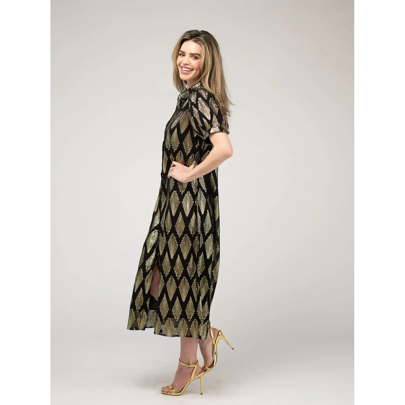 Kris Dress Deco Black - Marj & Lizzie