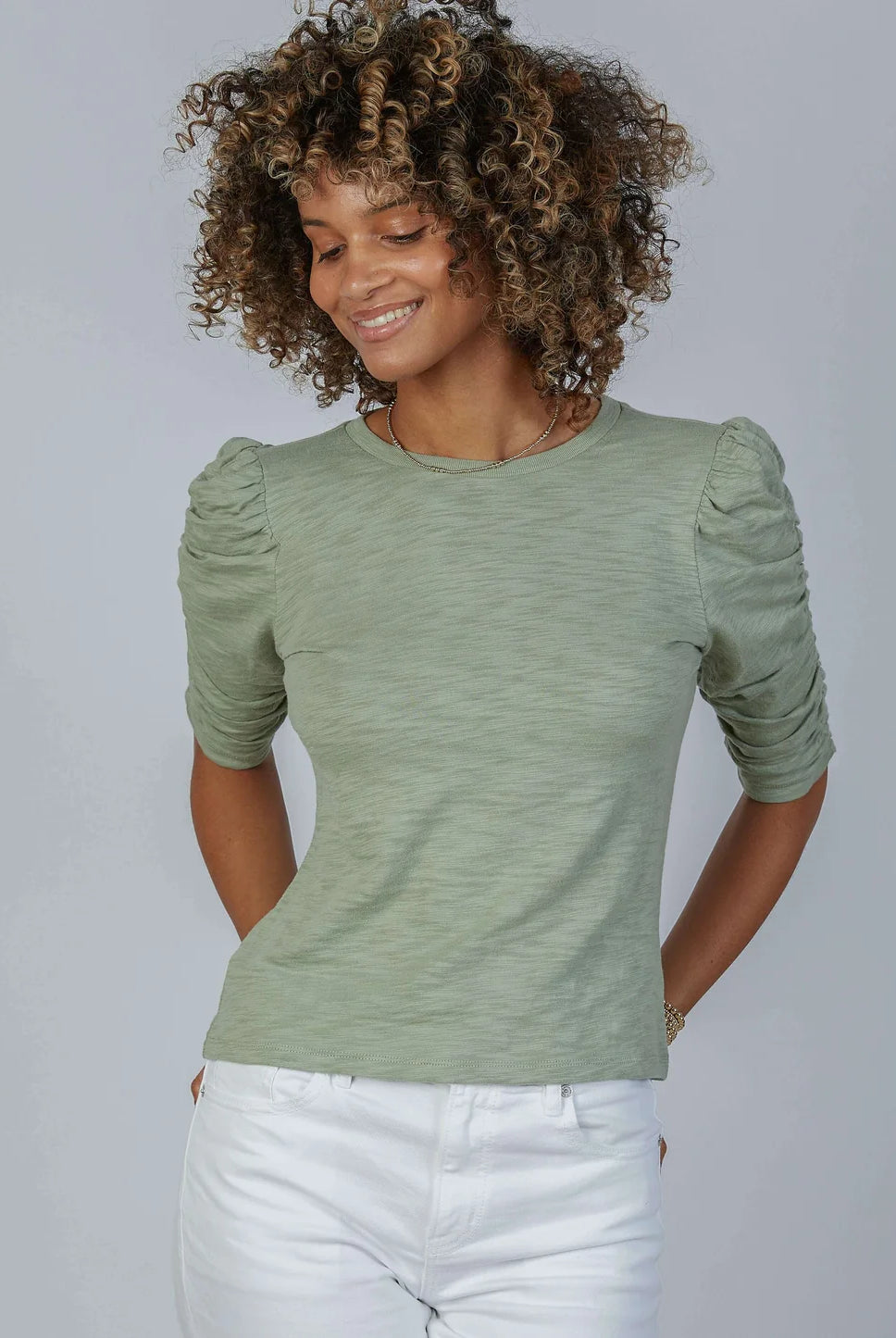 sophie_sageeringrayruchedelbow-lengthtee