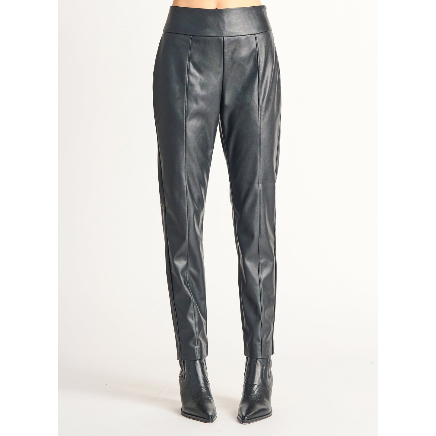 Lisa Slim Faux Leather Pant