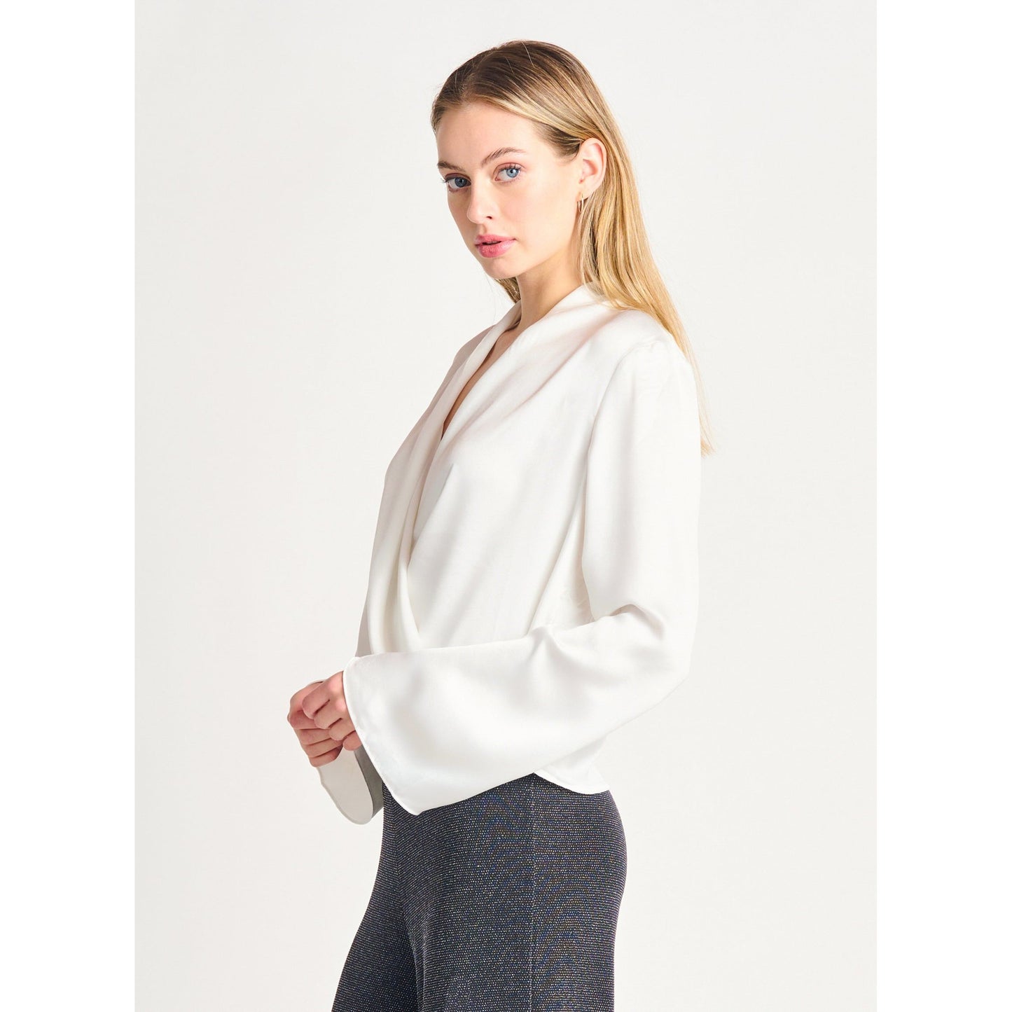 The Kim Satin Top