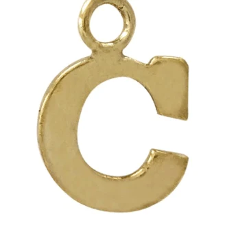 Gold Filled Initial Charm Beaded Bracelets