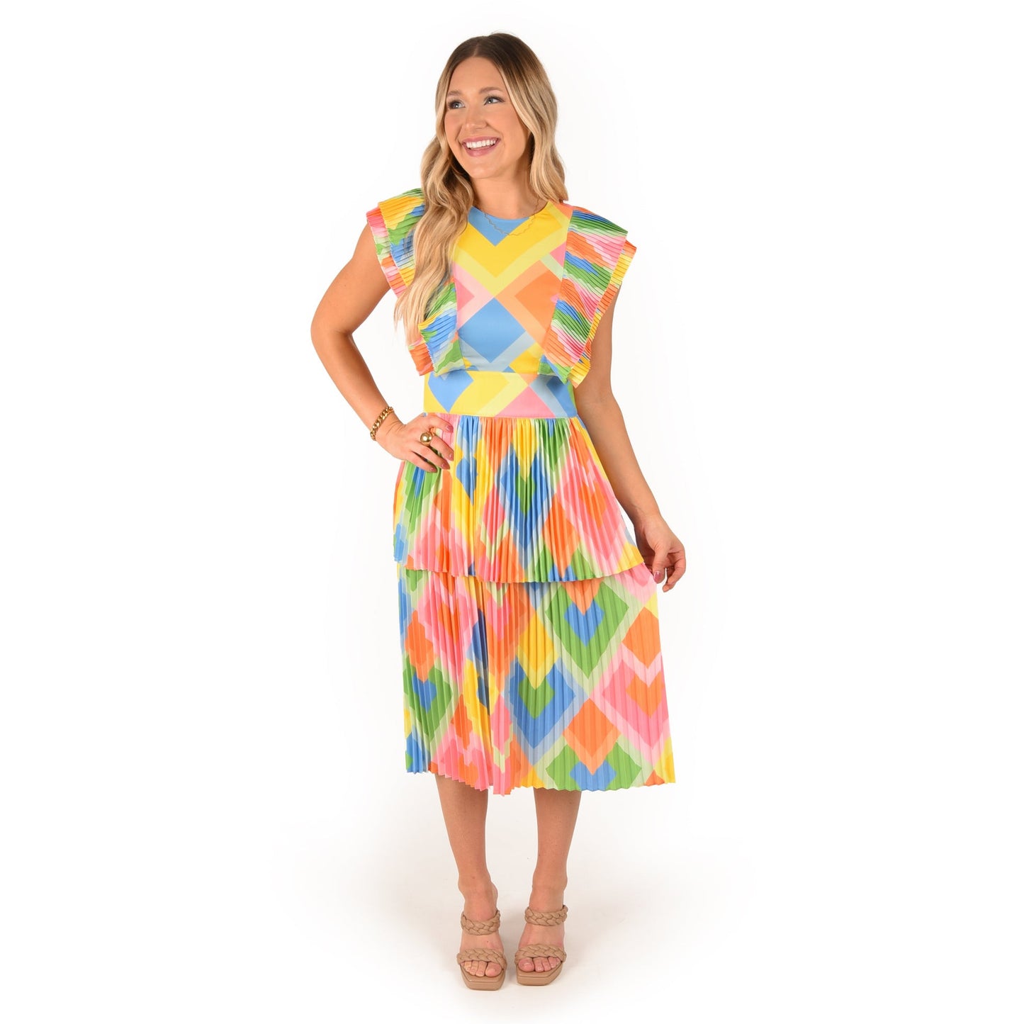 Chloe Dress in Geo