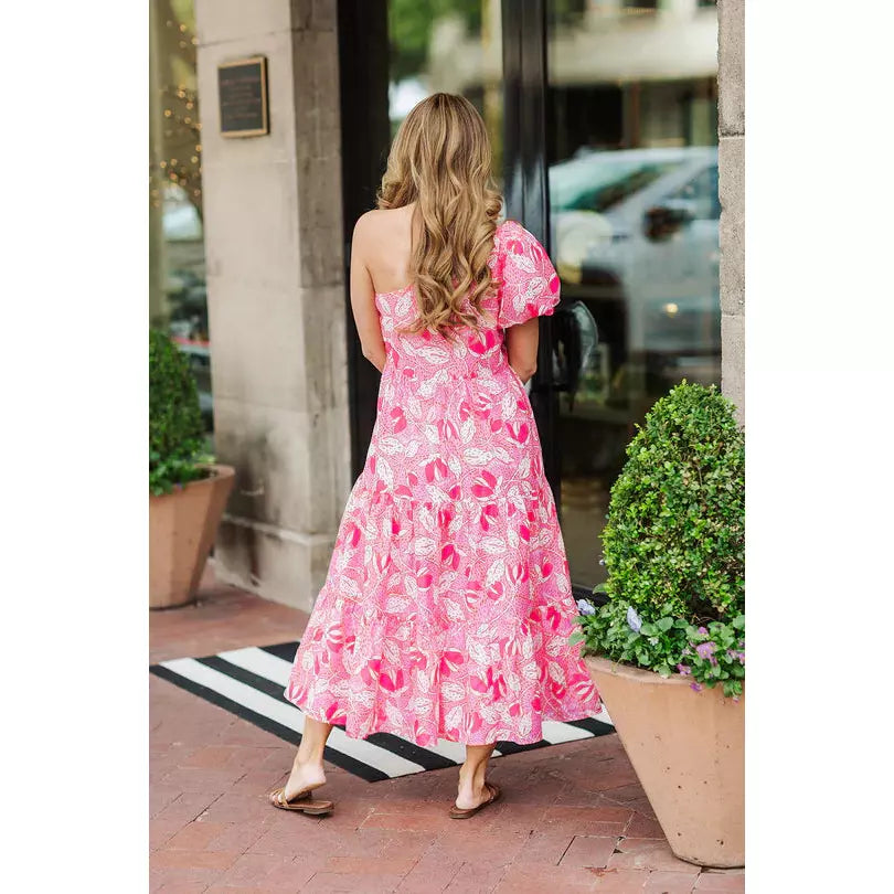 Kailey One Shoulder Midi