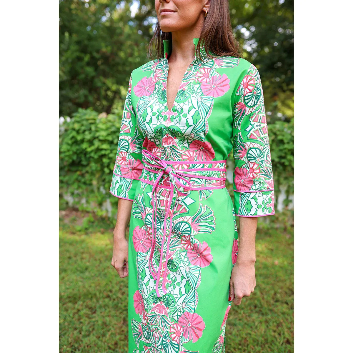 Jade Garden Obi Sash - Marj & Lizzie