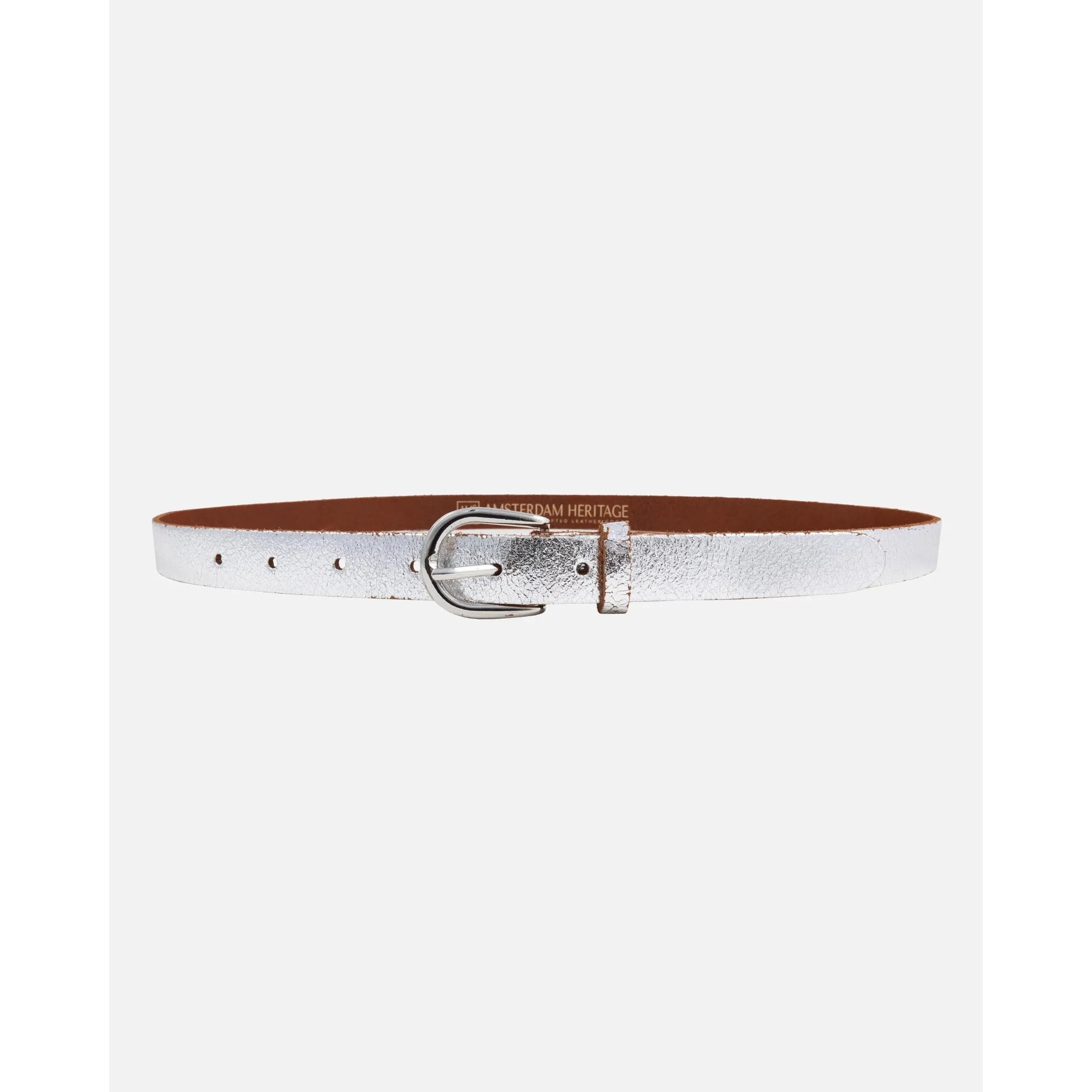 Eva Silver Metallic Belt - Marj & Lizzie
