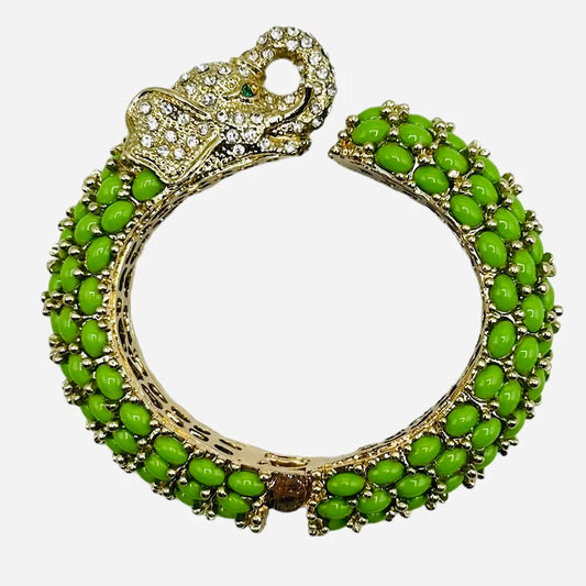 Green Elephant Bracelet