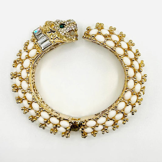 White Leopard Bracelet