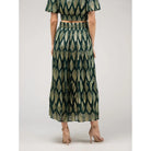 Abby Skirt Deco Emerald - Marj & Lizzie