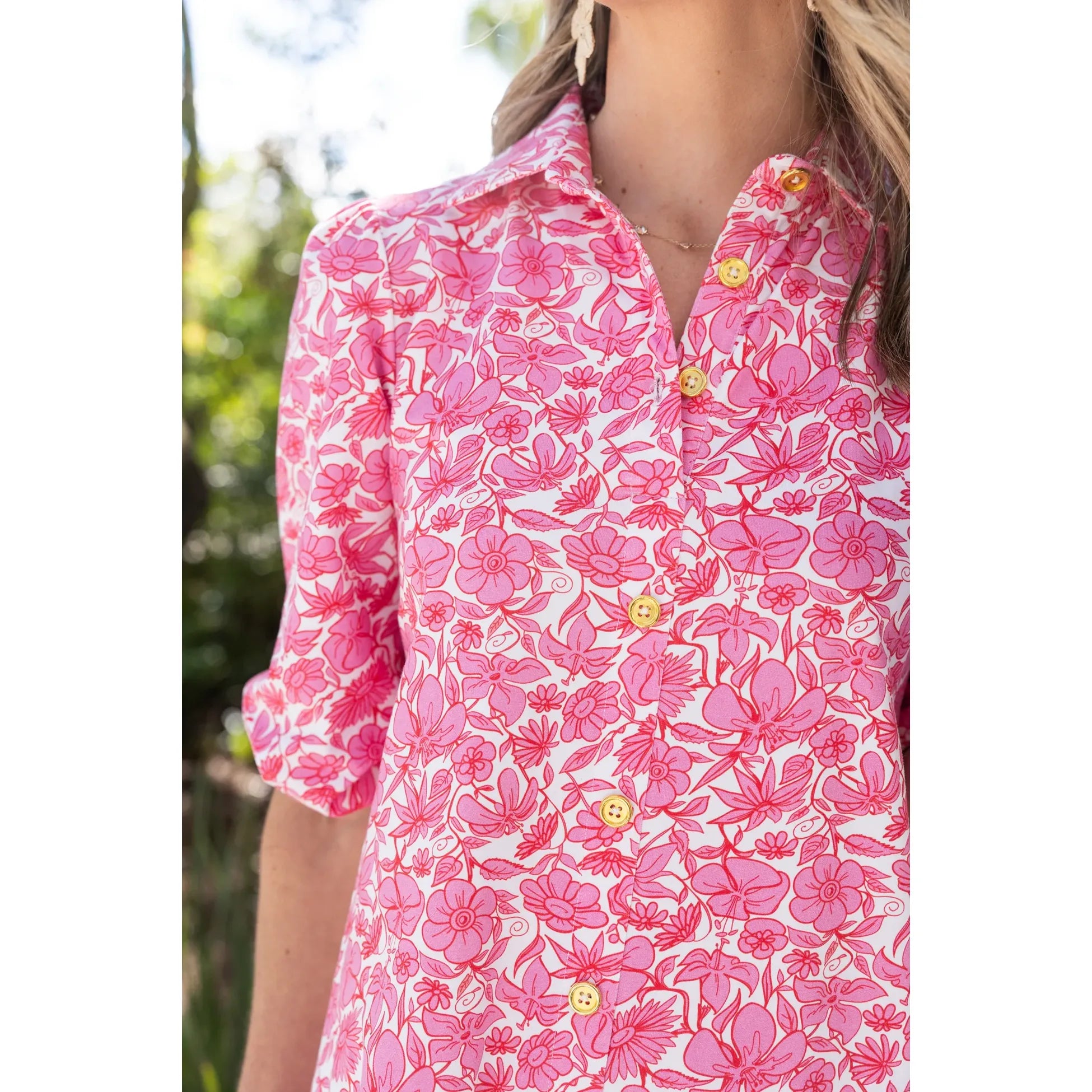 AshlynnDressinHibiscusHaven Duffield Lane Stretch Peruvian Cotton