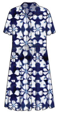 Frenchi Gameday Dress in Tarheel - Marj & Lizzie