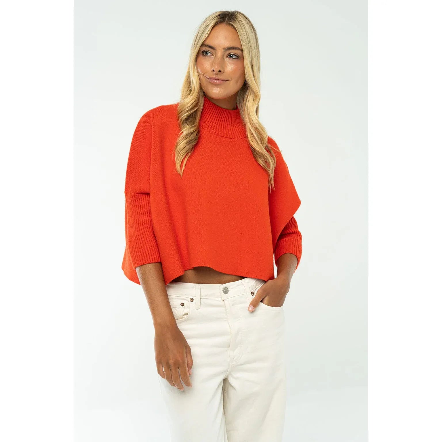 Sophia Sweater in Sugar Coral - Marj & Lizzie