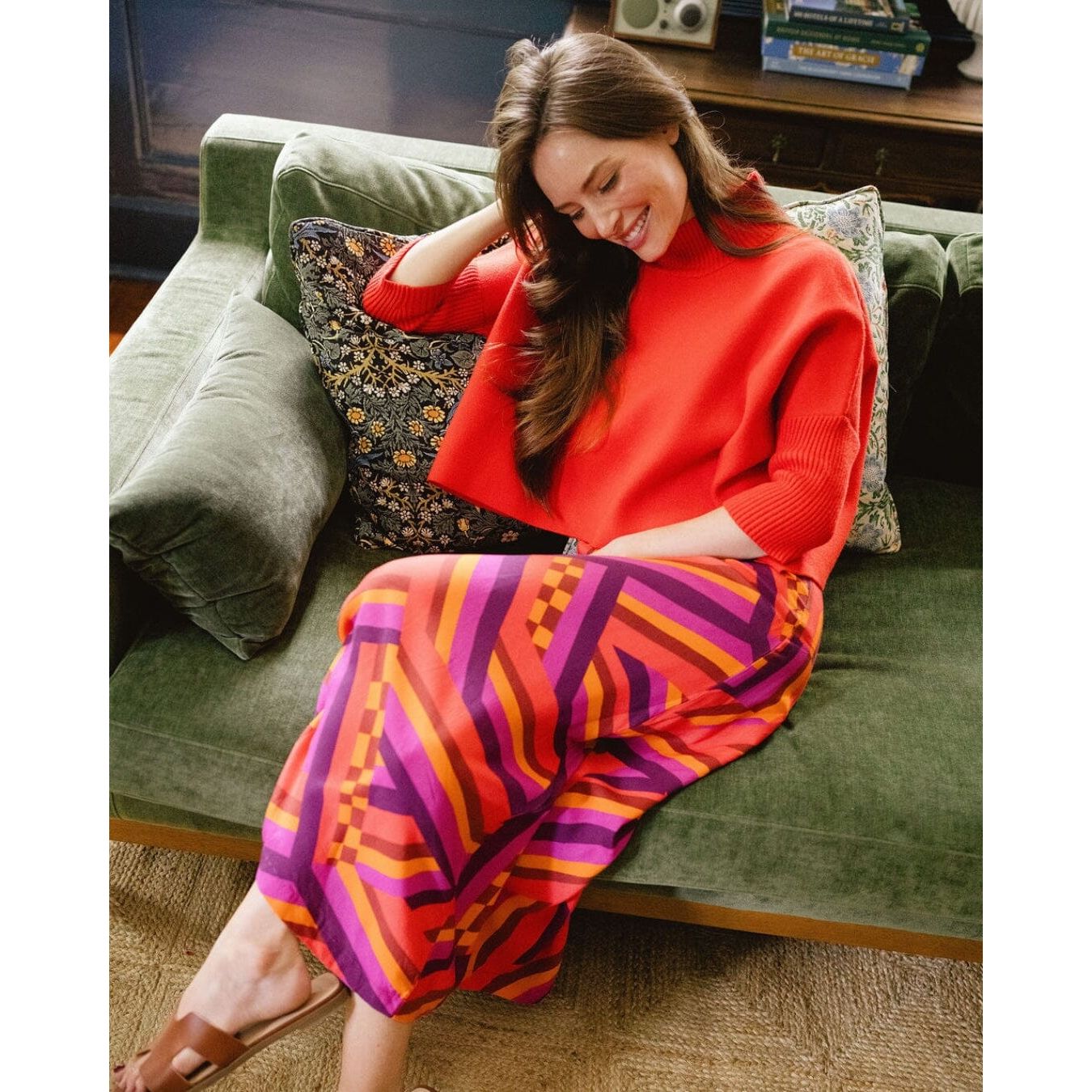 Sophia Sweater in Sugar Coral - Marj & Lizzie