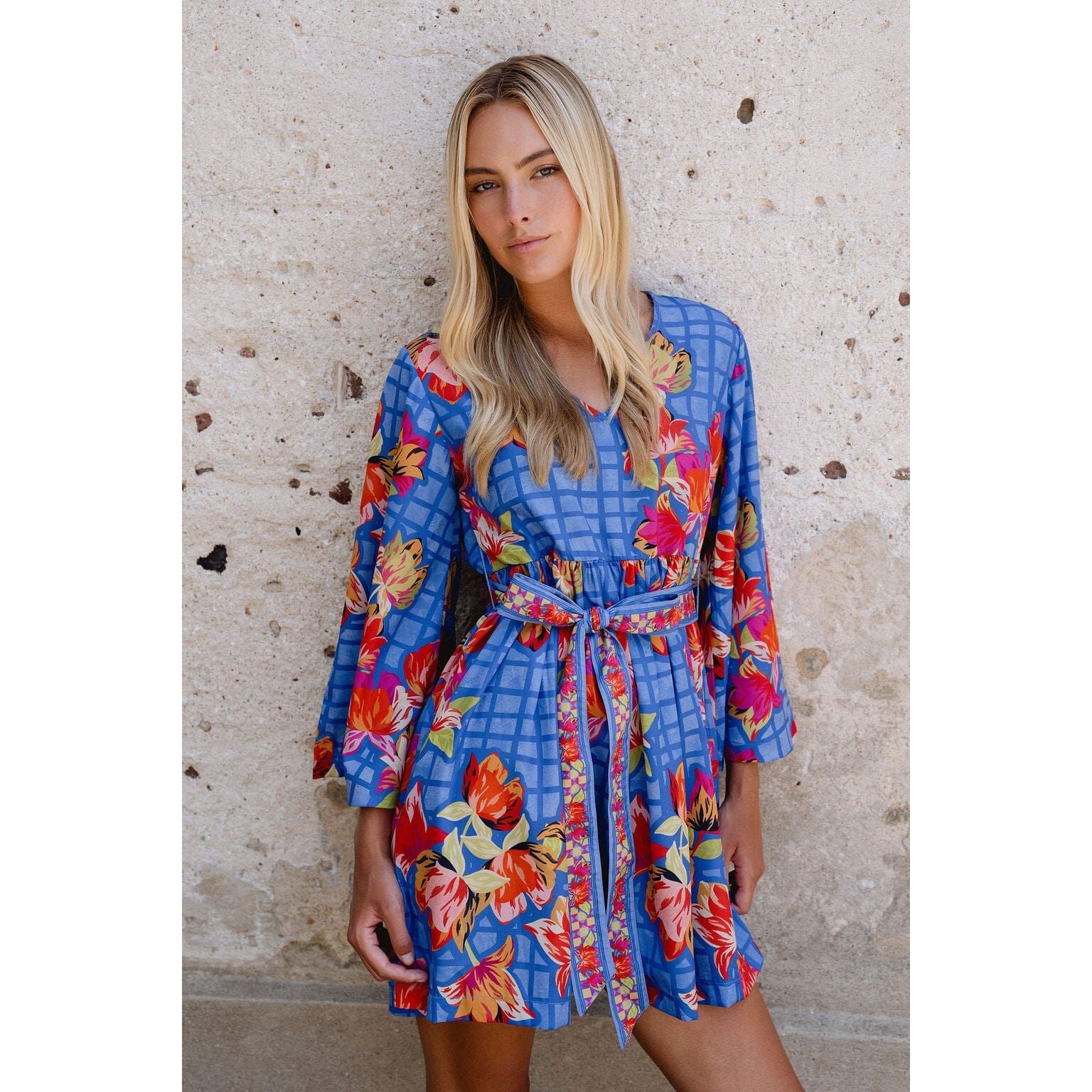 Briton court Lucia Mini dress Style # 3601 Carolina Blue