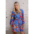 Briton court Lucia Mini dress Style # 3601 Carolina Blue
