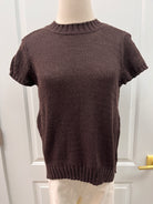 Clara Perfect Tee Wooden Ships cotton chocolate ale K57C3W338 crew neck short sleeve cotton sweater